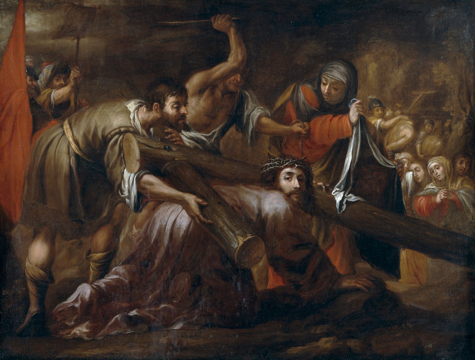 Jesus Receives Veil of Veronica